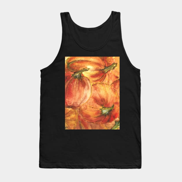 Pumpkin Tank Top by Cwang